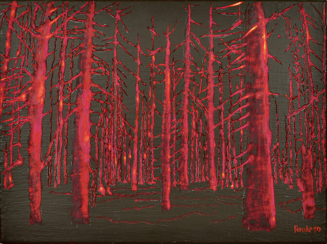 Günther Paule. 30cm mal 40cm
2019